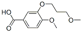 4-甲氧基-3-(3-甲氧基丙氧基)苯甲酸结构式_895240-50-3结构式