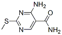 4-Amino-2-(methylthio)pyrimidine-5-carboxamide Structure,89533-28-8Structure