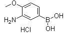 3-氨基-4-甲氧基苯硼酸盐酸盐结构式_895525-75-4结构式