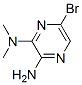 2-氨基-5-溴-3-二甲氨基吡嗪结构式_89641-34-9结构式
