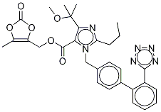Olmesartan medoxomil methyl ether Structure,896419-17-3Structure