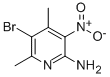 2-氨基-3-硝基-4,6-二甲基-5-溴吡啶结构式_89791-76-4结构式