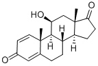 1,4-雄二烯-11-beta-醇-3,17-二酮结构式_898-84-0结构式