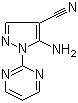 5-氨基-1-(嘧啶-2-基)-1H-吡唑-4-甲腈结构式_89978-00-7结构式