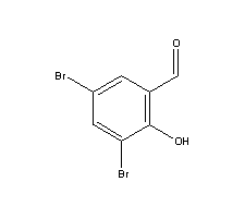 3,5-二溴水杨醛结构式_90-59-5结构式