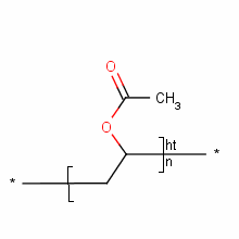聚醋酸乙烯酯结构式_9003-20-7结构式