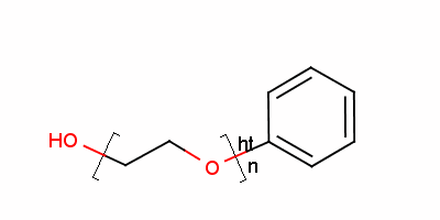 苯酚聚氧乙烯醚结构式_9004-78-8结构式
