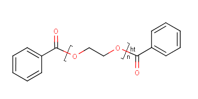 α-苯甲酰-ω-苯甲酰氧基-聚氧乙烯结构式_9004-86-8结构式