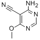 4-氨基-6-甲氧基嘧啶-5-甲腈结构式_900480-19-5结构式