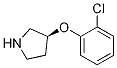 (3S)-3-(2-氯苯氧基)-吡咯烷结构式_900572-42-1结构式