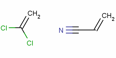 聚(偏氯乙烯-co-丙烯腈)结构式_9010-76-8结构式