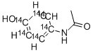 乙酰氨基苯-ring-UL-14C结构式_90135-67-4结构式