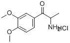 2-氨基-3,4-二甲氧基苯丙酮盐酸盐结构式_90253-98-8结构式