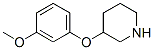 3-(3-Methoxyphenoxy)piperidine Structure,902837-25-6Structure