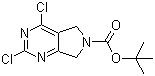 2,4-二氯-5,7-二氢-6H-吡咯并[3,4-d]嘧啶-6-羧酸 1,1-二甲基乙酯结构式_903129-71-5结构式