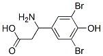 3-氨基-3-(3,5-二溴-4-羟基苯基)-丙酸结构式_90326-71-9结构式