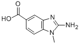 2-氨基-1-甲基-1H-苯并[d]咪唑-5-羧酸结构式_90349-17-0结构式