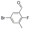 Benzaldehyde, 5-bromo-2-fluoro-3-methyl- Structure,903875-64-9Structure