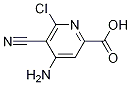 4-氨基-6-氯-5-氰基吡啶甲酸结构式_904311-41-7结构式