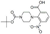 4-(2-Carboxy-6-nitro-phenyl)-piperazine-1-carboxylic acid tertier-butyl ester Structure,904814-87-5Structure