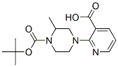 4-(3-羧基-2-吡啶)-2-甲基哌嗪-1-羧酸叔丁酯结构式_904817-78-3结构式