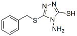 4-氨基-5-苄基硫代-4H-1,2,4-噻唑-3-硫醇结构式_90535-72-1结构式