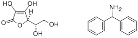 L-抗坏血酸 二苯基甲胺结构式_905827-27-2结构式