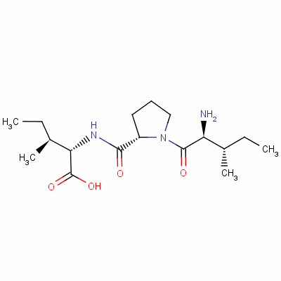 L-异亮氨酰-L-脯氨酰-L-异亮氨酸结构式_90614-48-5结构式