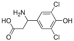 3-氨基-3-(3,5-二氯-4-羟基苯基)-丙酸结构式_90650-28-5结构式