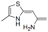 3-(4-甲基-2(3h)-噻唑)-1-丙烯-2-胺结构式_906624-99-5结构式