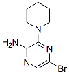 2-氨基-5-溴-3-哌啶-1-吡嗪结构式_90674-84-3结构式