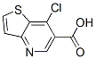 7-氯噻吩并[3,2-b]吡啶-6-羧酸结构式_90690-94-1结构式