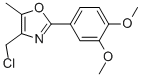 4-(氯甲基)-2-(3,4-二甲氧基苯基)-5-甲基噁唑结构式_907200-66-2结构式