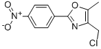 4-(Chloromethyl)-5-methyl-2-(4-nitrophenyl)oxazole Structure,907200-67-3Structure