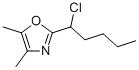 2-(1-氯戊基)-4,5-二甲基噁唑结构式_907200-72-0结构式