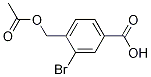 4-(乙酰氧基甲基)-3-溴苯甲酸结构式_90772-73-9结构式