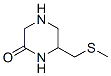 6-[(甲基硫代)甲基]-2-哌嗪酮结构式_907973-22-2结构式