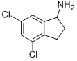 4,6-Dichloro-indan-1-ylamine hydrochloride Structure,907973-35-7Structure