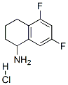 5,7-Difluoro-1,2,3,4-tetrahydro-naphthalen-1-ylamine hydrochloride Structure,907973-46-0Structure