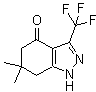 6,6-二甲基-3-(三氟甲基)-6,7-二氢-1H-吲唑-4(5H)-酮结构式_908111-34-2结构式