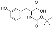 (S)-2-tert-butoxycarbonylamino-3-(3-hydroxy-phenyl)-propionic acid Structure,90819-30-0Structure