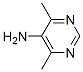 (9ci)-4,6-二甲基-5-嘧啶胺结构式_90856-77-2结构式