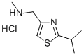 2-Isopropyl-4-[(N-methylamino)methyl]thiazole hydrochloride Structure,908591-25-3Structure
