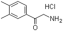 2-氨基-1-(3,4-二甲基苯基)乙酮结构式_90874-60-5结构式