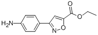 3-(4-氨基-苯基)-异噁唑-5-羧酸乙酯结构式_908802-68-6结构式