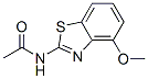 (9ci)-n-(4-甲氧基-2-苯并噻唑)-乙酰胺结构式_90915-52-9结构式