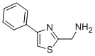 (4-苯基-2-噻唑)甲胺结构式_90916-45-3结构式
