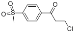 3-氯-1-[4-(甲基磺酰基)苯基]-1-丙酮结构式_90919-52-1结构式