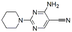 4-氨基-2-(1-哌啶基)嘧啶-5-甲腈结构式_90973-23-2结构式