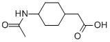 4-(乙酰基氨基)环己烷乙酸结构式_90978-94-2结构式